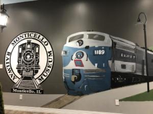 Monticello Railway Museum Painting